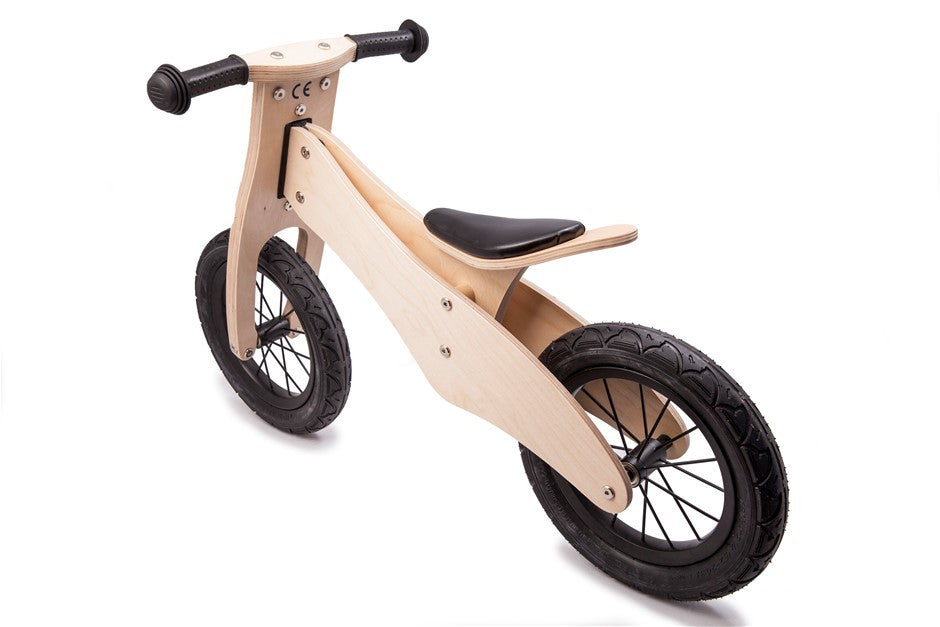 Wooden Balance Bike for Kids 2 6 yr Training Ride Bike l Natural Woo Kidsjourney