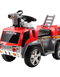 Kids Ride On Electric Fire Truck - Battery Operated
