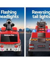 Kids Ride On Electric Fire Truck - Battery Operated
