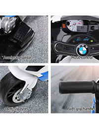 Kids Ride On BMW Licensed S1000RR - Blue Electric Motorbike
